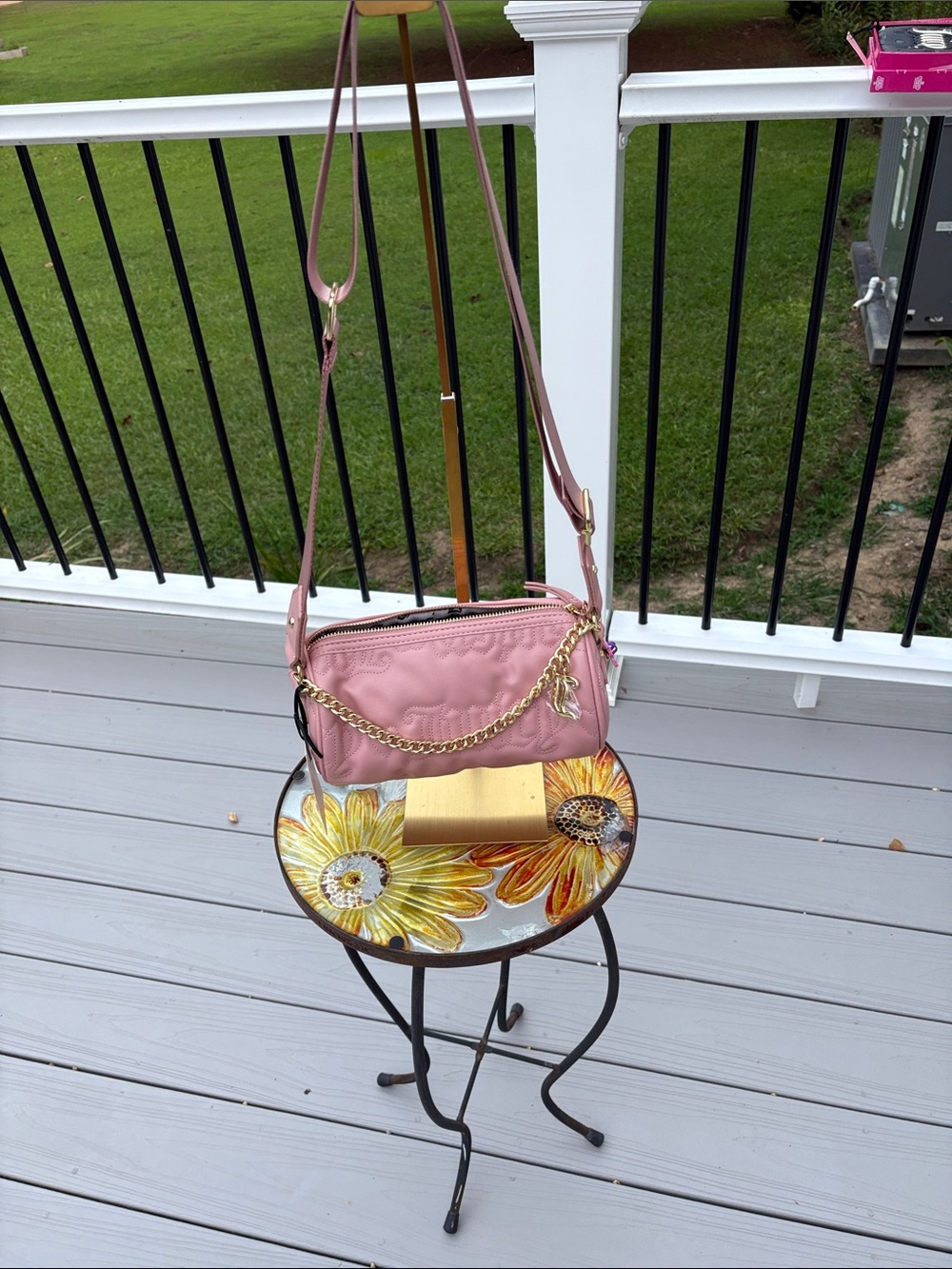 Juicy Couture Quilted Taffy Juicy Puff Roll Bag Crossbody-NWT
